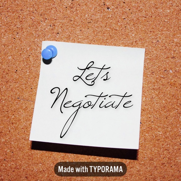 Have questions? Let me know and lets start  negociating 😀🤩🌷 - Picture 1 of 1